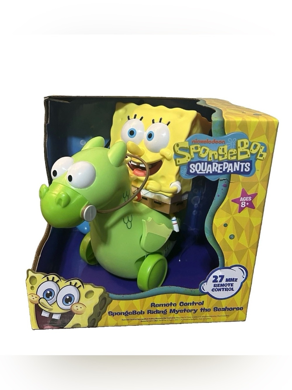 SpongeBob Riding Mystery The Seahorse Remote Control Toy New In Box